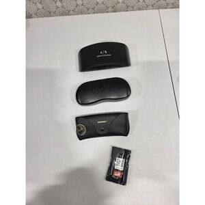 Armani Exchange Ray Ban Chromance Sunglass Cases with‎ Cleaning Cloth
